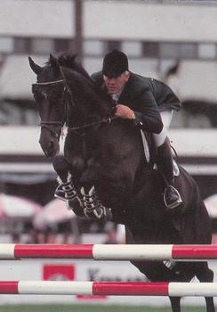 1995 Collect-A-Card Equestrian #18 Eddie Macken / Skyview Front